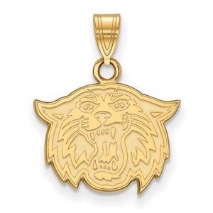 10k Yellow Gold Villanova U. Small Mascot Pendant
